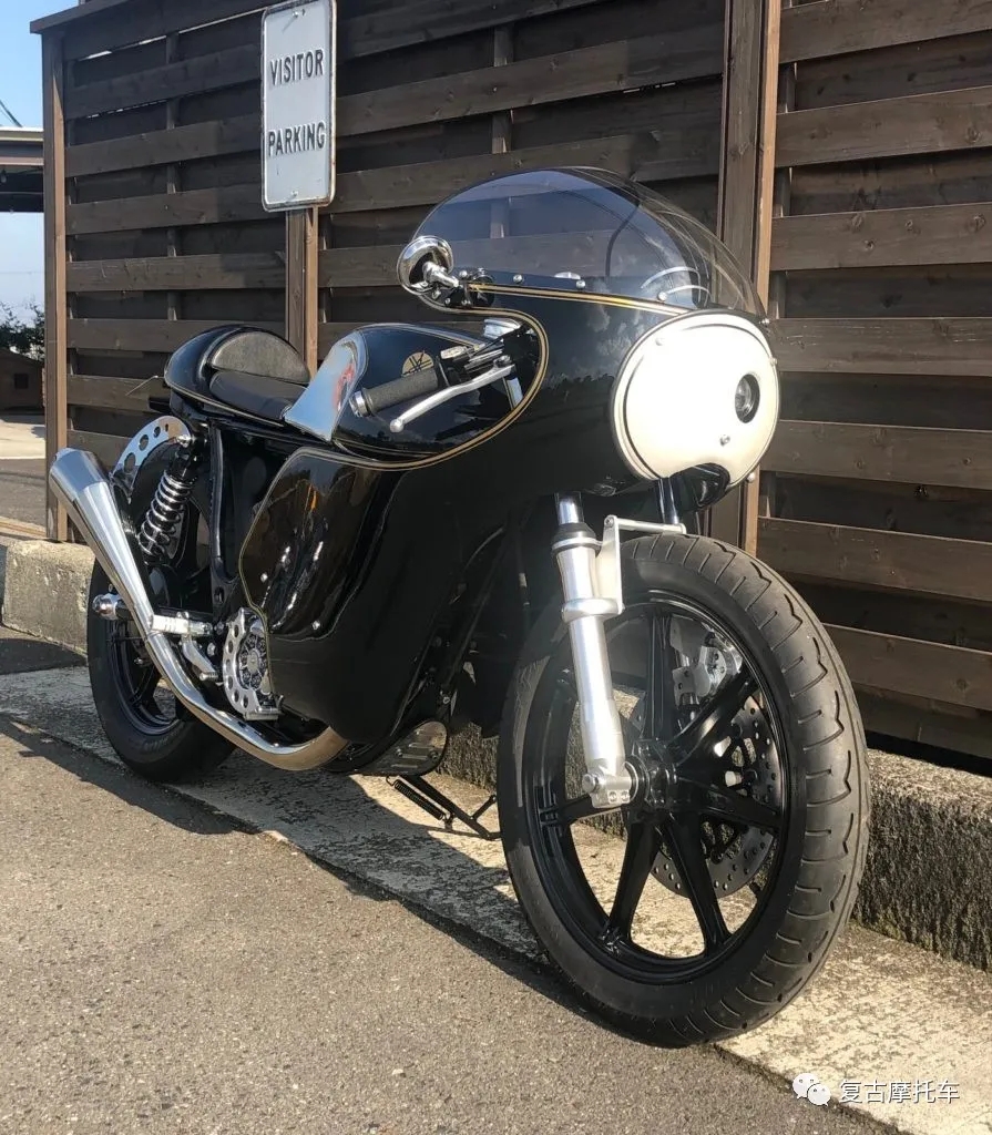 比咖啡风格更激进的racingstyle雅马哈sr400